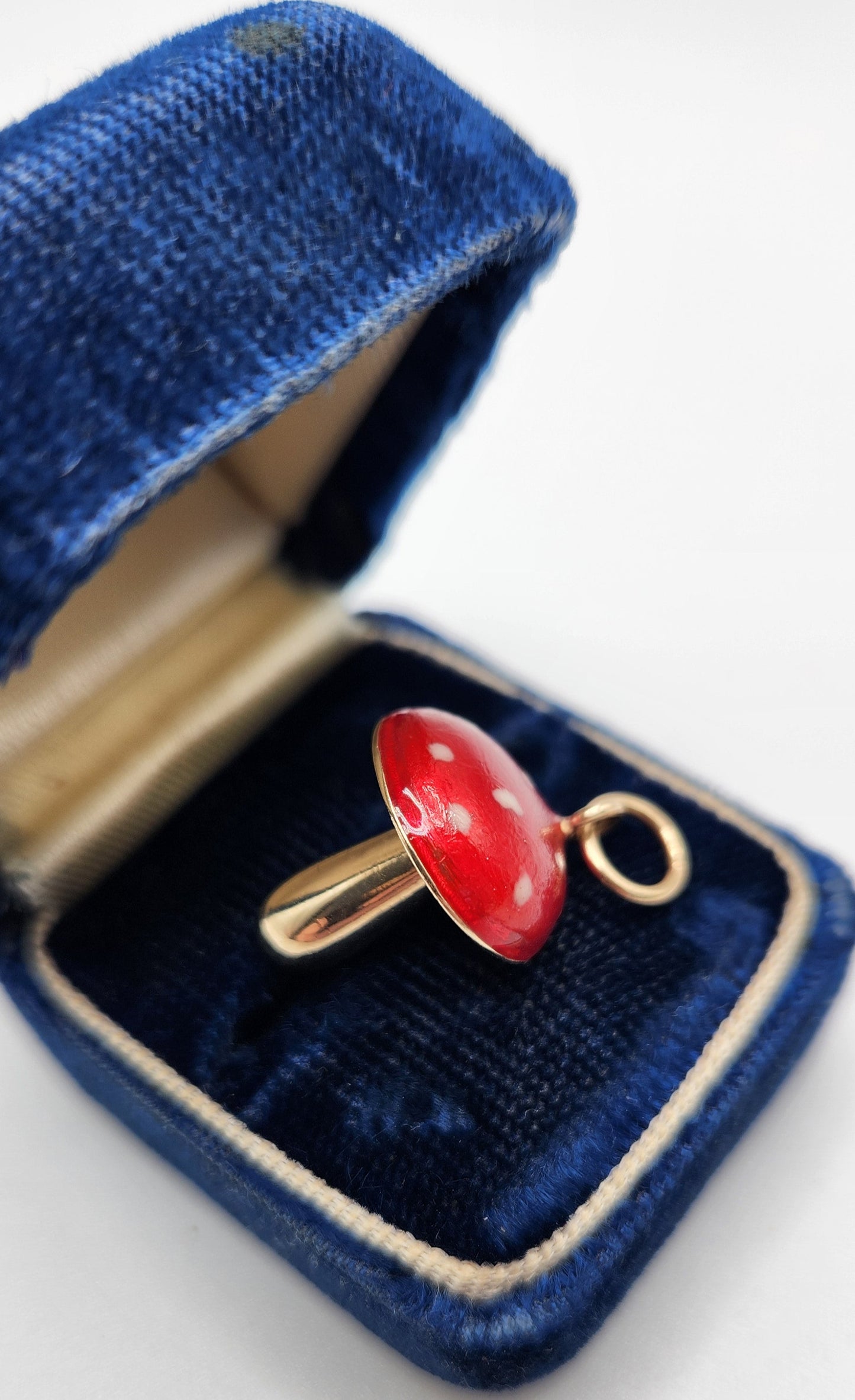 Vintage Enamel Fly Agaric Mushroom π