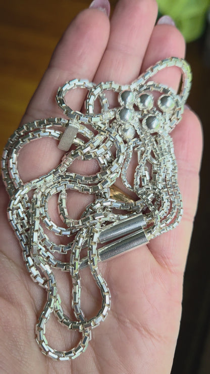Vintage Italian-Made Sterling Lariat