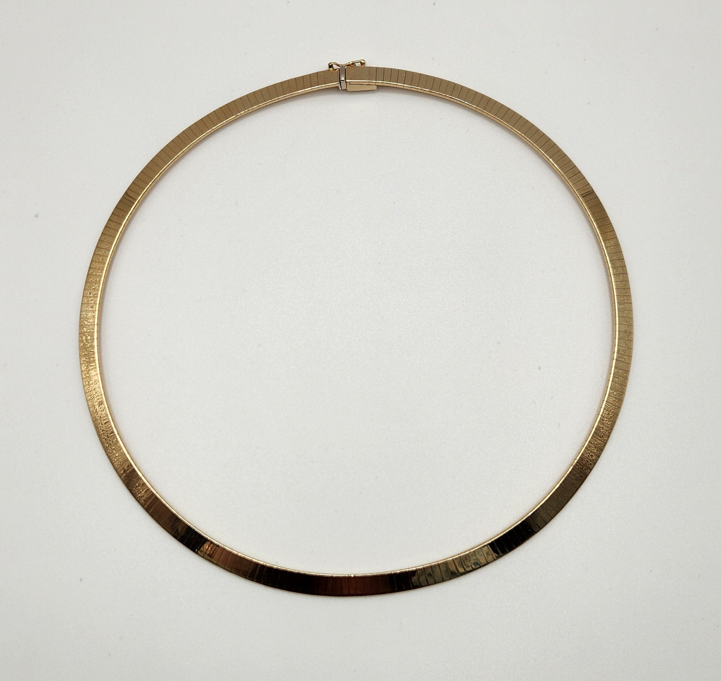 Vintage 14k Flat Omega Necklace