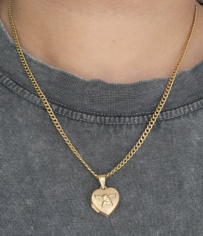 Vintage Michael Anthony 14K Cherub Locket