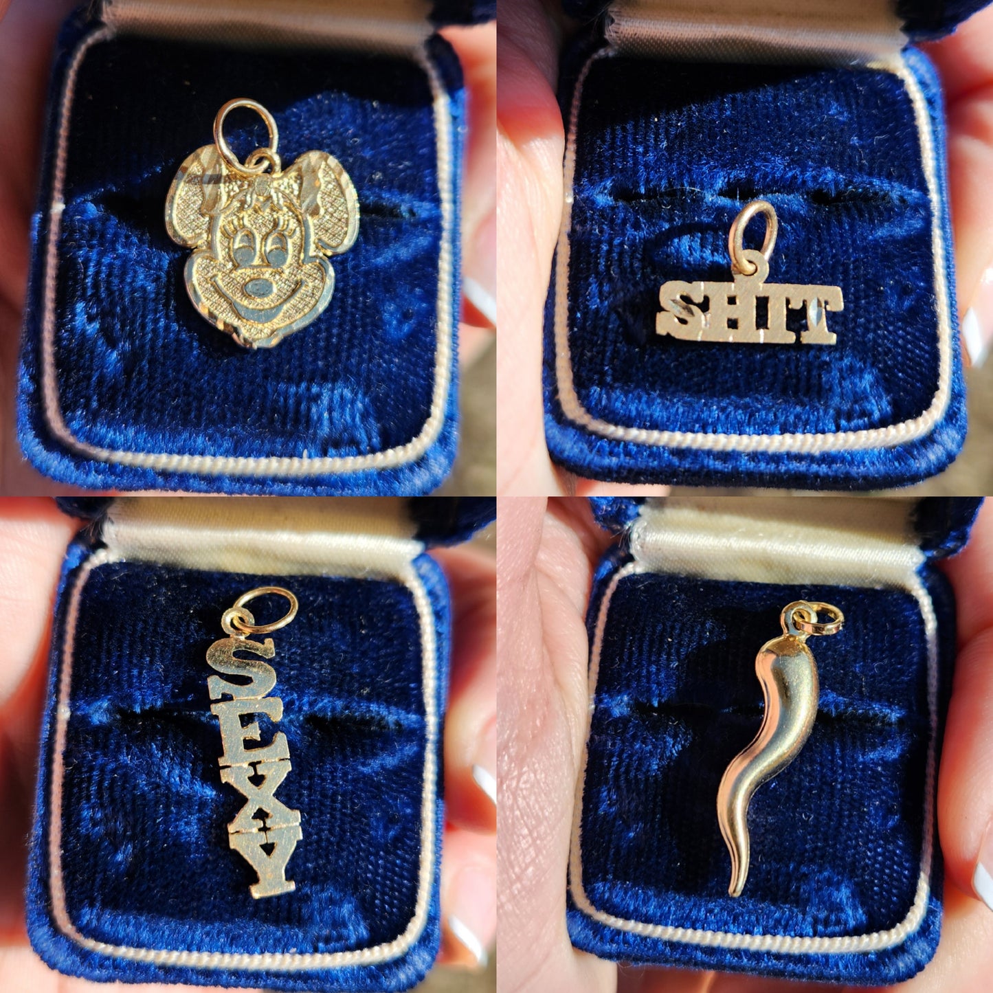 Mostly Vintage 14K  Charms