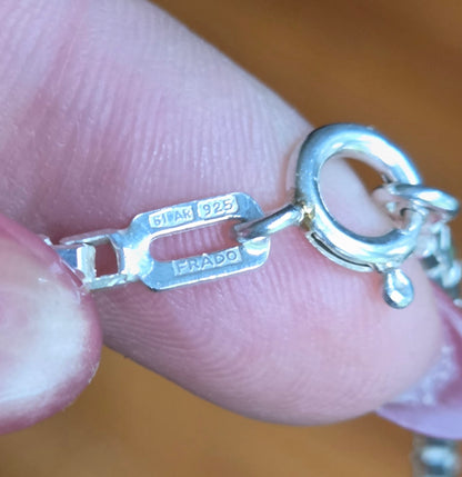 Vintage Italian-Made Sterling Lariat